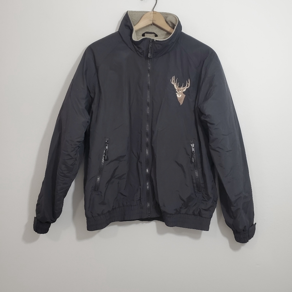 Wild Wings Fleece Lined Deer Embroidered Jacket